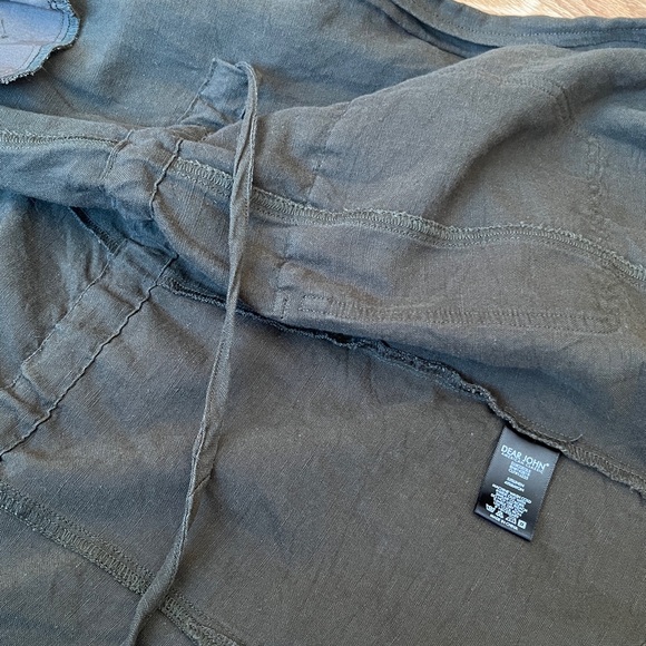 Dear John Army Green Women's Hooded Jacket - Picture 3 of 5